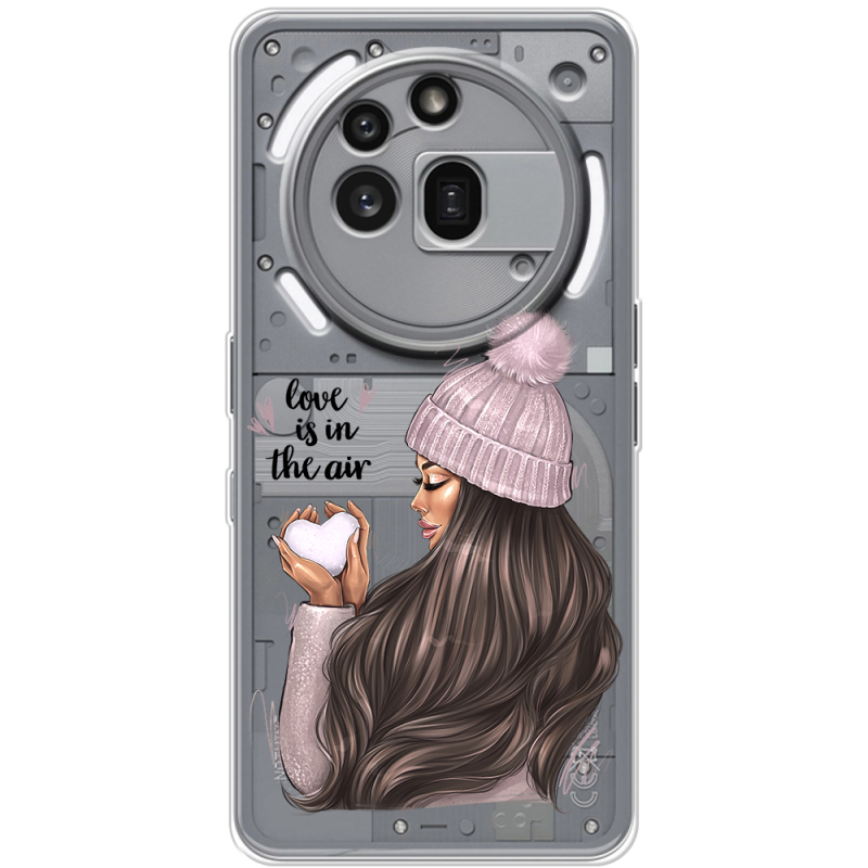 Прозорий чохол BoxFace Nothing Phone (3a) Pro love is in the air