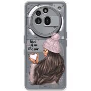 Прозорий чохол BoxFace Nothing Phone (3a) Pro love is in the air