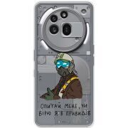 Прозорий чохол BoxFace Nothing Phone (3a) Pro Привид Києва