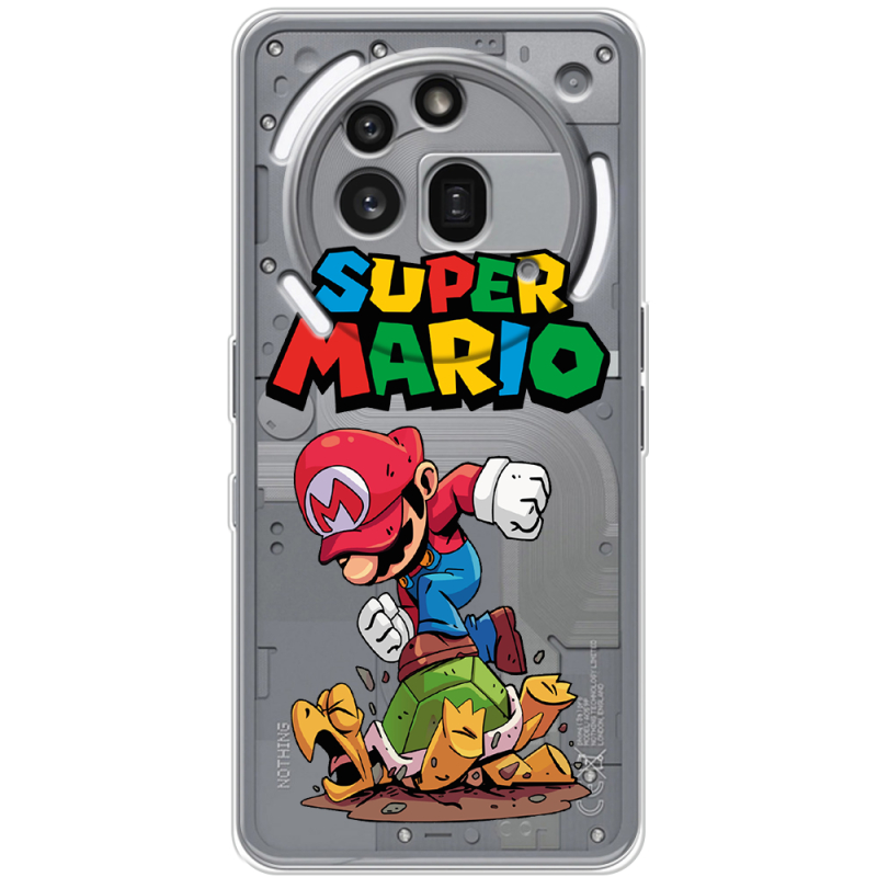 Прозорий чохол BoxFace Nothing Phone (3a) Pro Super Mario