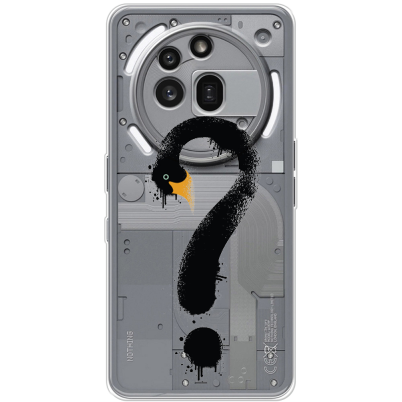 Прозорий чохол BoxFace Nothing Phone (3a) Pro Swan question