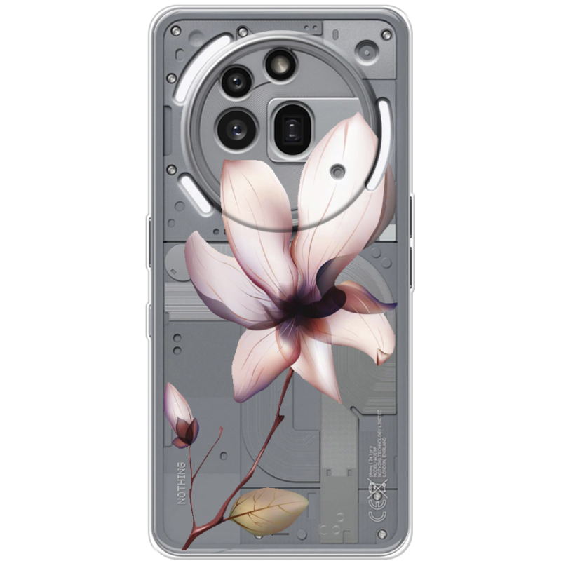Прозорий чохол BoxFace Nothing Phone (3a) Pro Magnolia
