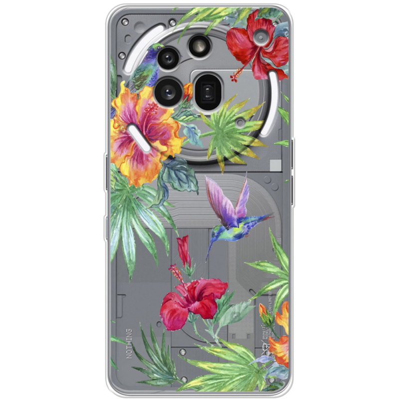 Прозорий чохол BoxFace Nothing Phone (3a) Pro Tropical