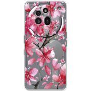Прозорий чохол BoxFace Nothing Phone (3a) Pro Pink Magnolia