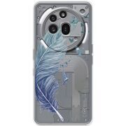 Прозорий чохол BoxFace Nothing Phone (3a) Pro Feather
