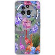 Прозорий чохол BoxFace Nothing Phone (3a) Pro Flamingo