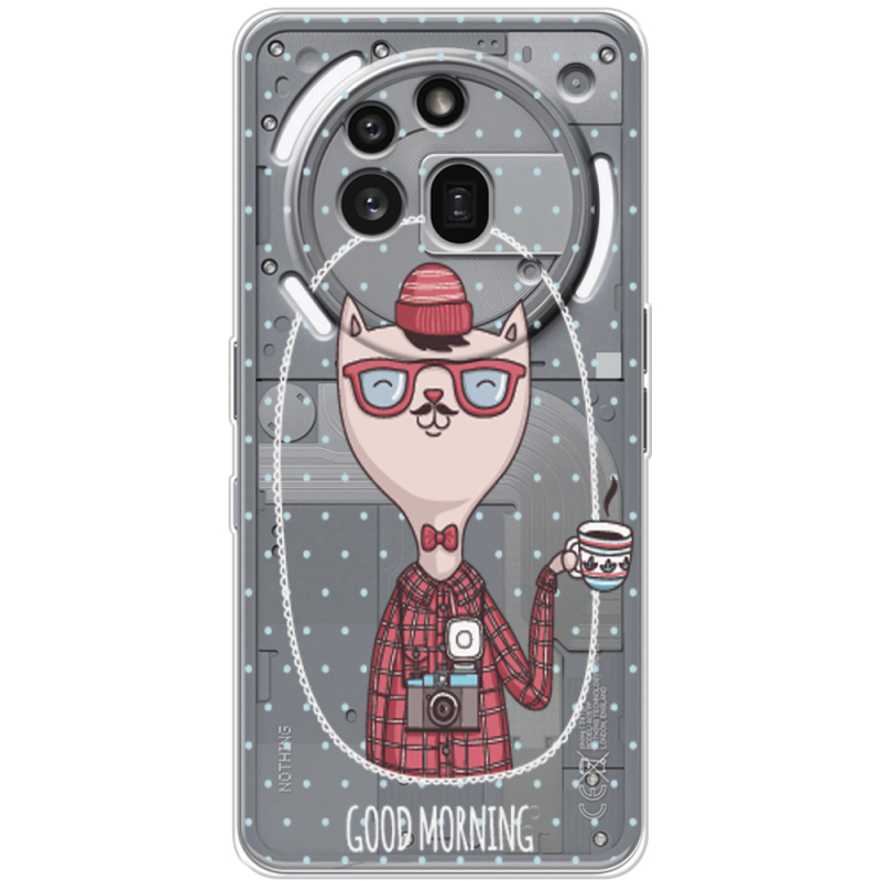 Прозорий чохол BoxFace Nothing Phone (3a) Pro Good Morning