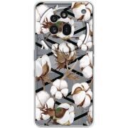 Прозорий чохол BoxFace Nothing Phone (3a) Pro Cotton flowers