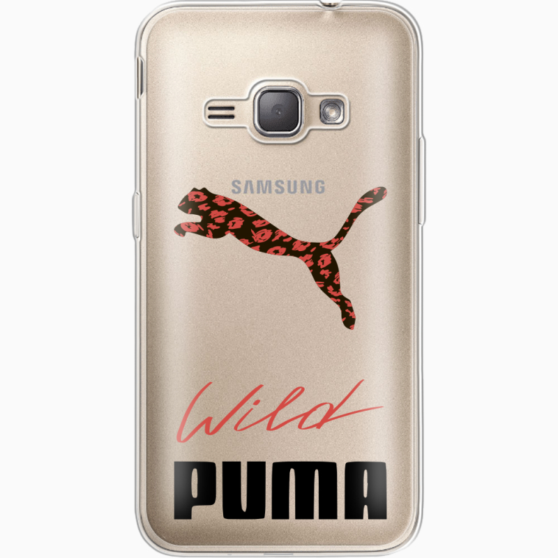 Прозрачный чехол Uprint Samsung J120H Galaxy J1 2016 Wild Cat