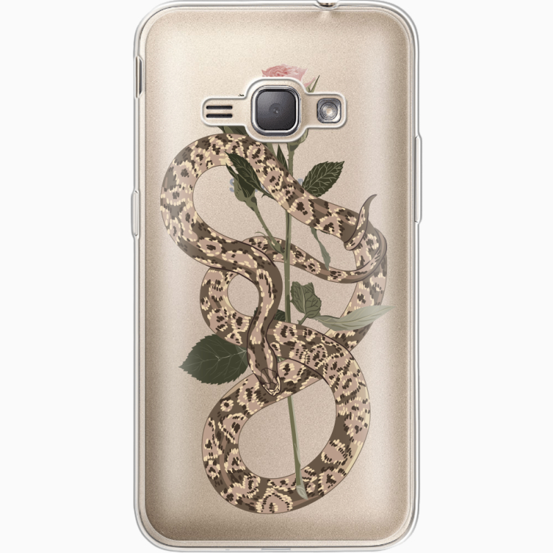 Прозрачный чехол Uprint Samsung J120H Galaxy J1 2016 Glamor Snake