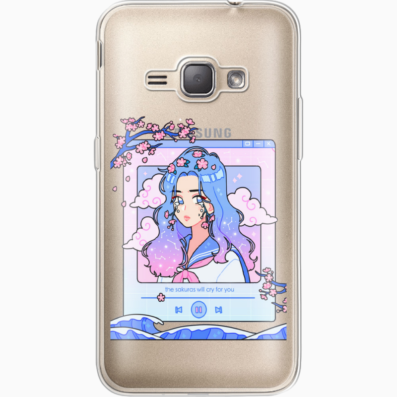 Прозрачный чехол Uprint Samsung J120H Galaxy J1 2016 The Sakuras Will Cry For You