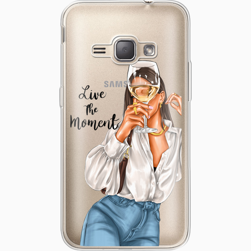 Прозрачный чехол Uprint Samsung J120H Galaxy J1 2016 Live The Moment