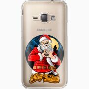 Прозрачный чехол Uprint Samsung J120H Galaxy J1 2016 Cool Santa