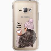 Прозрачный чехол Uprint Samsung J120H Galaxy J1 2016 love is in the air