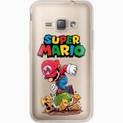 Прозрачный чехол Uprint Samsung J120H Galaxy J1 2016 Super Mario