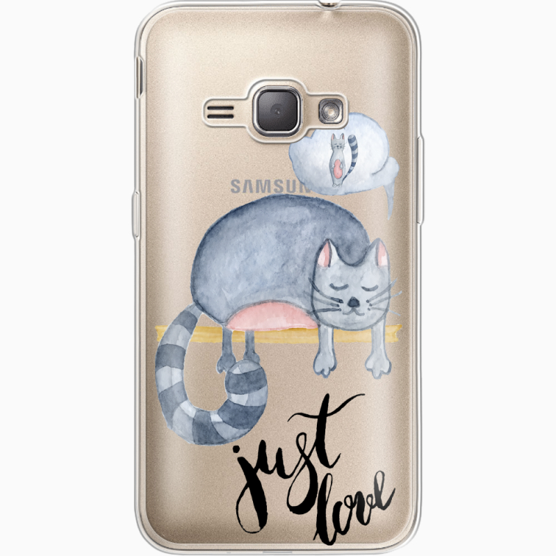 Прозрачный чехол Uprint Samsung J120H Galaxy J1 2016 Just Love