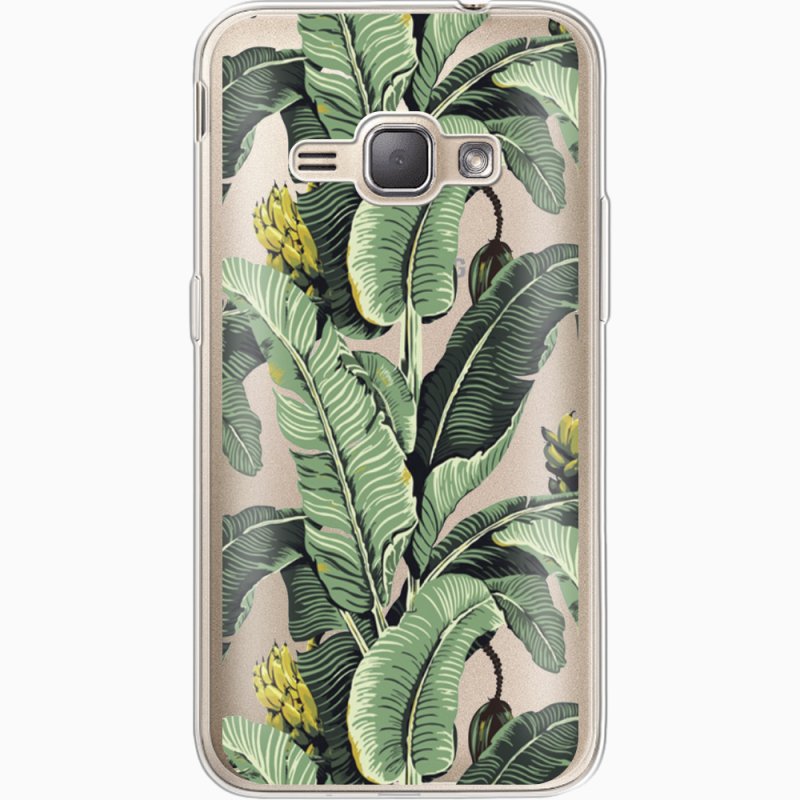 Прозрачный чехол Uprint Samsung J120H Galaxy J1 2016 Banana Leaves