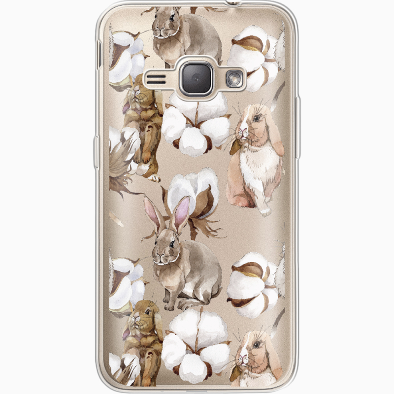 Прозрачный чехол Uprint Samsung J120H Galaxy J1 2016 Cotton and Rabbits