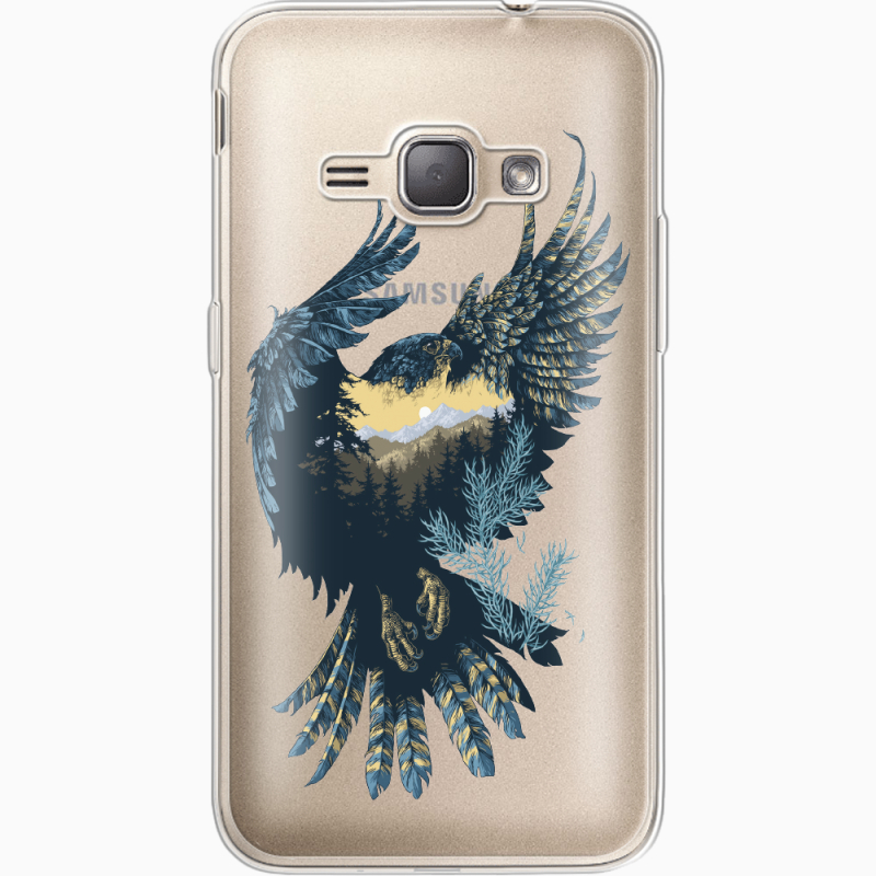 Прозрачный чехол Uprint Samsung J120H Galaxy J1 2016 Eagle