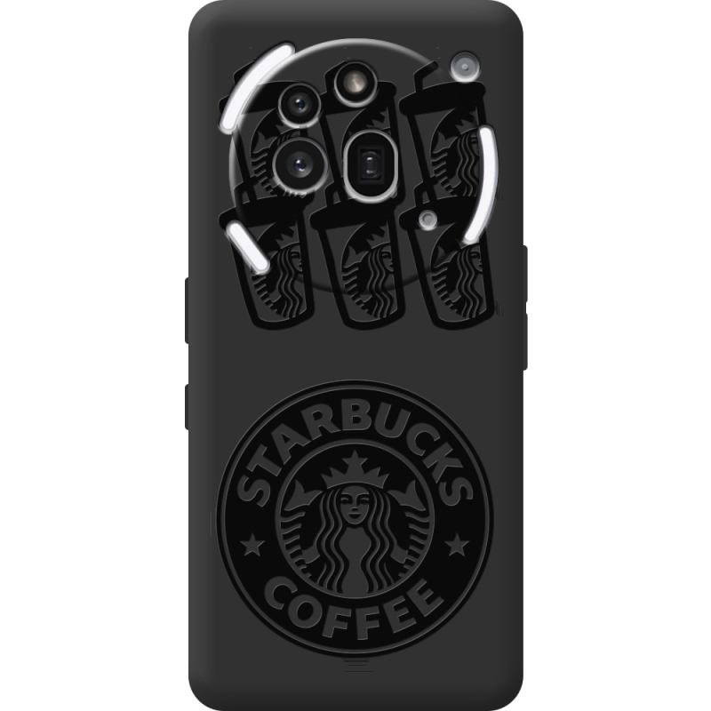 Чорний чохол BoxFace Nothing Phone (3a) Pro Black Coffee