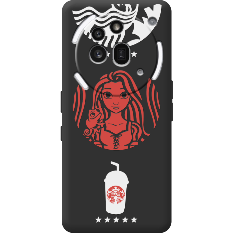Чорний чохол BoxFace Nothing Phone (3a) Pro RedWhite Coffee