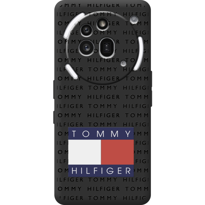 Чорний чохол BoxFace Nothing Phone (3a) Pro Tommy Print