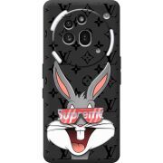 Чорний чохол BoxFace Nothing Phone (3a) Pro looney bunny
