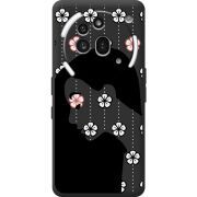 Чорний чохол BoxFace Nothing Phone (3a) Pro Flower Hair