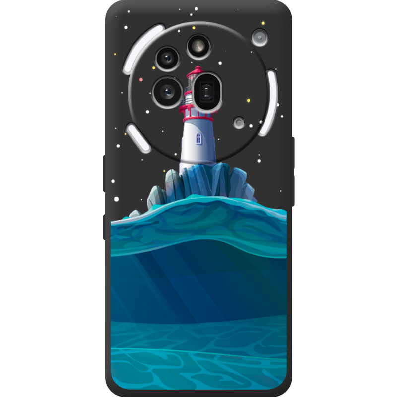 Чорний чохол BoxFace Nothing Phone (3a) Pro Lighthouse