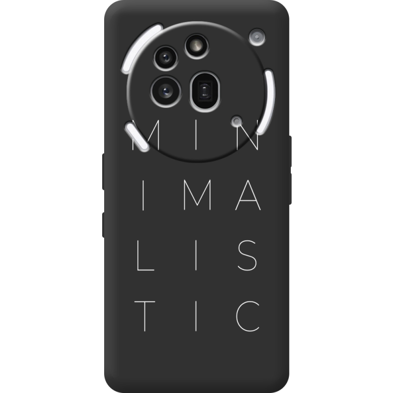 Чорний чохол BoxFace Nothing Phone (3a) Pro Minimalistic