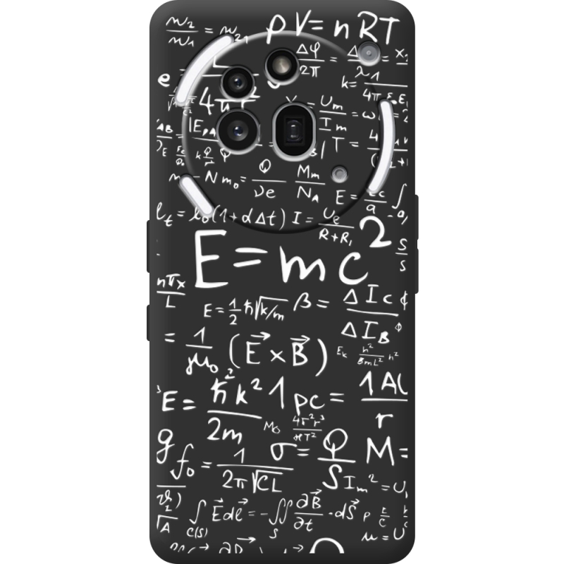 Чорний чохол BoxFace Nothing Phone (3a) Pro E=mc2