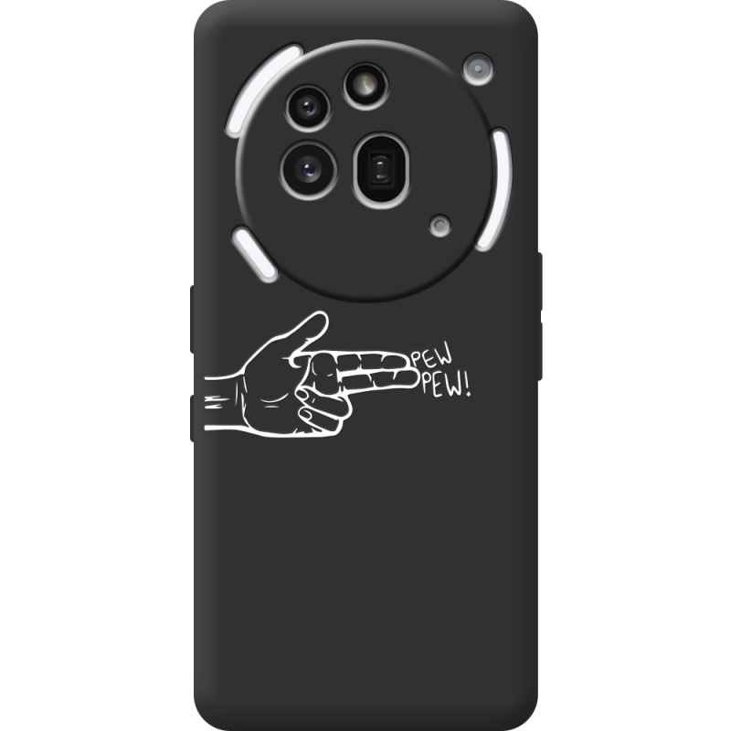 Чорний чохол BoxFace Nothing Phone (3a) Pro Pew Pew