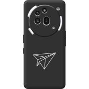 Чорний чохол BoxFace Nothing Phone (3a) Pro Paper Plane