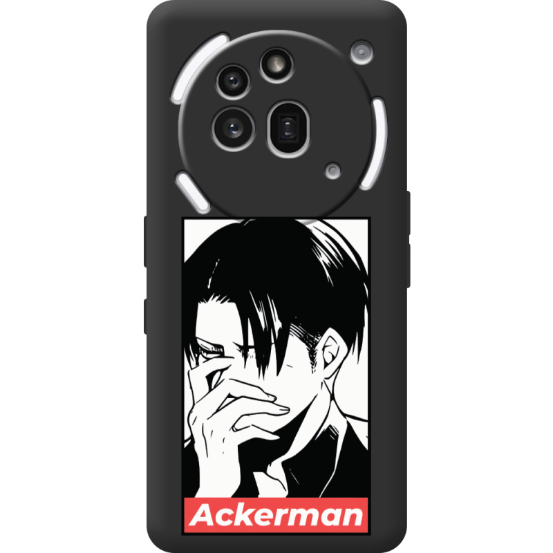 Чорний чохол BoxFace Nothing Phone (3a) Pro Attack On Titan - Ackerman