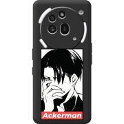Чорний чохол BoxFace Nothing Phone (3a) Pro Attack On Titan - Ackerman