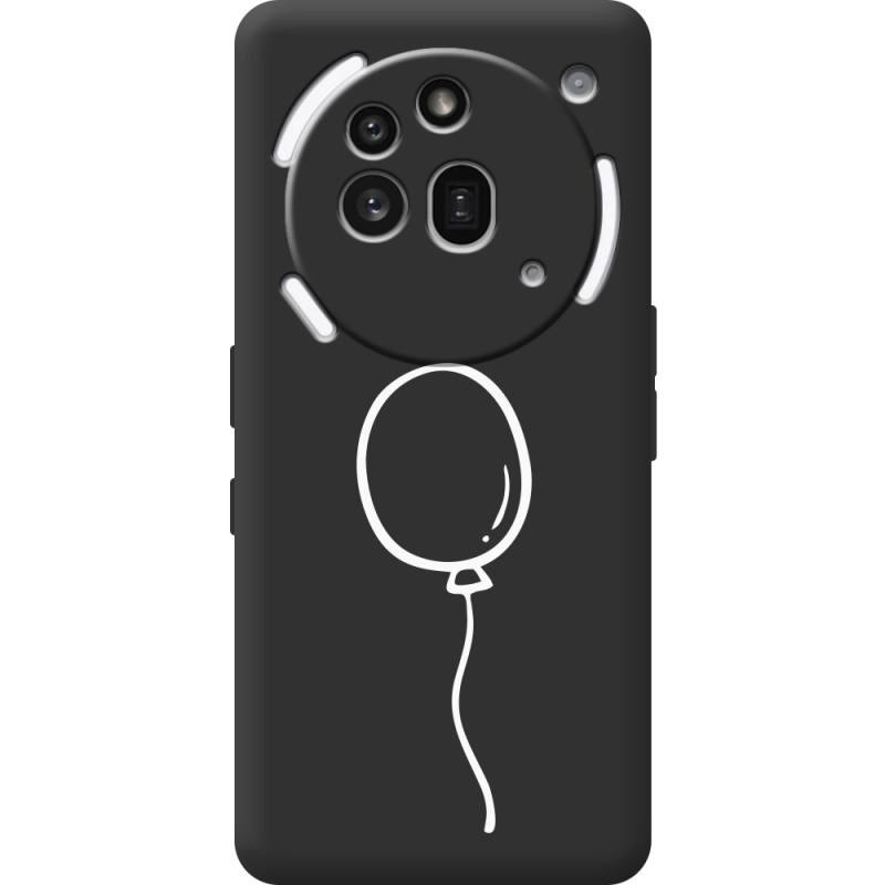 Чорний чохол BoxFace Nothing Phone (3a) Pro Balloon