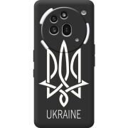 Чорний чохол BoxFace Nothing Phone (3a) Pro Тризуб монограмма ukraine