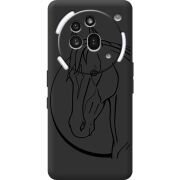 Чорний чохол BoxFace Nothing Phone (3a) Pro Horse