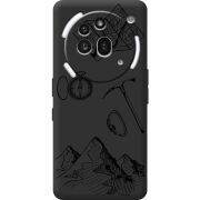 Чорний чохол BoxFace Nothing Phone (3a) Pro Mountains