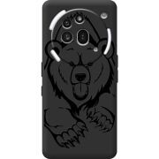 Чорний чохол BoxFace Nothing Phone (3a) Pro Grizzly Bear