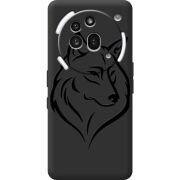 Чорний чохол BoxFace Nothing Phone (3a) Pro Wolf