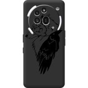Чорний чохол BoxFace Nothing Phone (3a) Pro Wolf and Raven