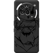 Чорний чохол BoxFace Nothing Phone (3a) Pro Bear King