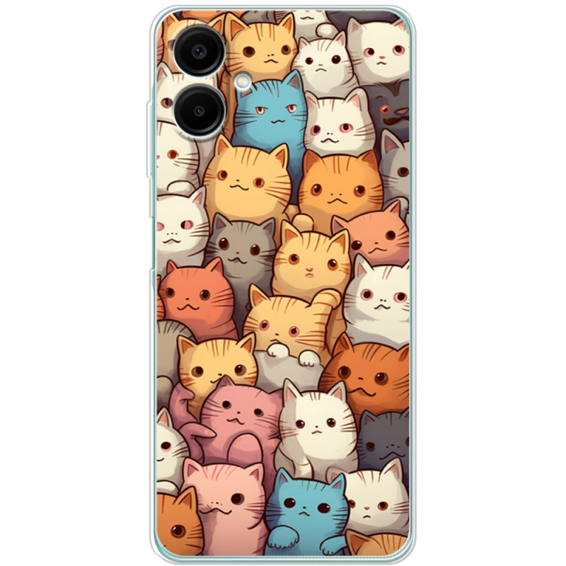 Чохол BoxFace Samsung Galaxy A07 (A075) Котики муркотики