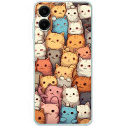 Чохол BoxFace Samsung Galaxy A07 (A075) Котики муркотики