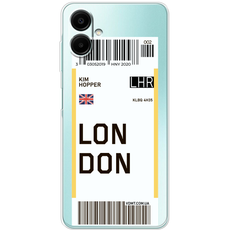 Прозорий чохол BoxFace Samsung Galaxy A07 (A075) Ticket London