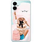 Прозорий чохол BoxFace Samsung Galaxy A07 (A075) Travel Girl