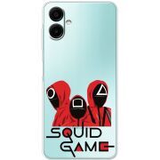 Прозорий чохол BoxFace Samsung Galaxy A07 (A075) siquid game люди в красном