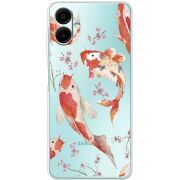 Прозорий чохол BoxFace Samsung Galaxy A07 (A075) Japanese Koi Fish