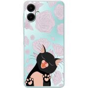 Прозорий чохол BoxFace Samsung Galaxy A07 (A075) Meow